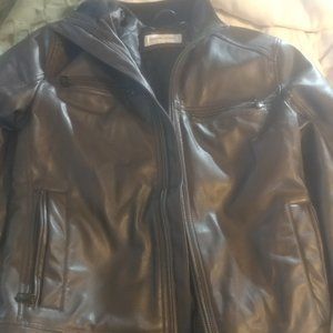 Calvin Klein Faux Leather Jacket